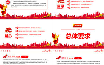 《關于推進以縣城為重要載體的城鎮化建設的意見》PPT專題課件模板