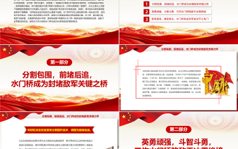 長津湖之水門橋PPT紅色黨政風(fēng)發(fā)揚(yáng)長津湖戰(zhàn)役精神奮力攻堅突破專題黨課課件模板