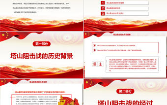 塔山阻擊戰PPT紅色莊嚴不可磨滅的經典戰例黨史軍史學習專題課件