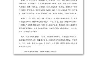 違規吃喝專項治理工作自查報告（三）