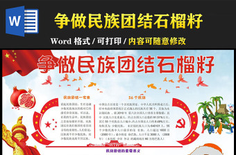 2022團(tuán)結(jié)的手抄報