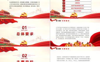 “十四五”節能減排綜合工作方案PPT紅色大氣印發“十四五”節能減排綜合工作方案通知專題黨課課件