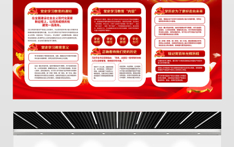 2021建黨100周年學(xué)黨史學(xué)習(xí)教育黨建設(shè)計(jì)展板