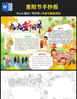2021重陽(yáng)節(jié)傳統(tǒng)節(jié)日手抄報(bào)卡通風(fēng)格中國(guó)傳統(tǒng)節(jié)日重陽(yáng)節(jié)小報(bào)模板 2021重陽(yáng)節(jié)傳統(tǒng)節(jié)日手抄報(bào)卡通風(fēng)格中國(guó)傳統(tǒng)節(jié)日重陽(yáng)節(jié)小報(bào)模板