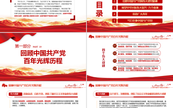 2021學習“七一”重要講話精神PPT慶祝中國共產黨成立100周年大會上的重要講話精神學習黨課模板含講稿