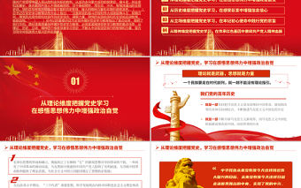 2021從四個維度把握黨史學習重點PPT慶祝中國共產黨建黨100周年專題系列黨課模板