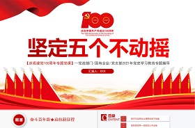 2021適合小學生的建黨100周年黨史教育ppt