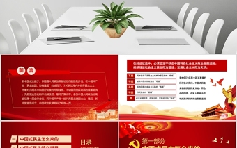 黨政黨建黨課中國(guó)式民主為什么符合國(guó)情主題PPT模板