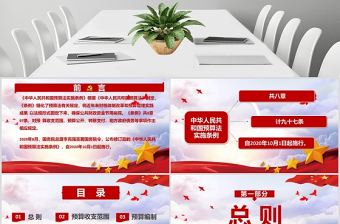 學習解讀中華人民共和國預算法實施條例PPT模板