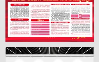 2021深入學習貫徹新時代愛國主義教育實施綱要展板黨史專題黨課設計模板下載