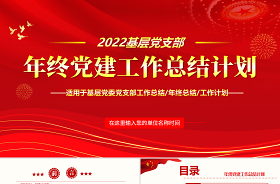 2023书记党建项目计划ppt