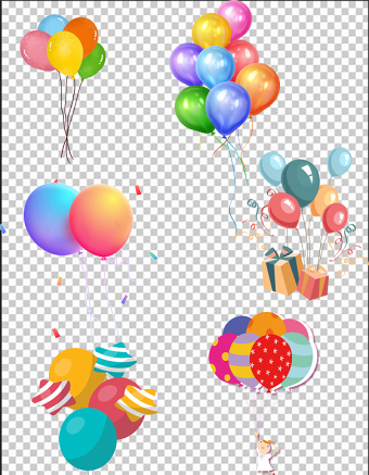 2021六一儿童节气球图片素材免扣卡通六一儿童节素材大全合集