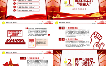 黨員領(lǐng)導干部要爭做四種人全面從嚴治黨課ppt