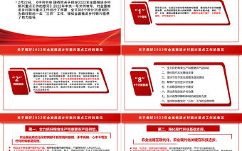 學習解讀中央一號文件PPT紅色大氣關于做好2022年全面推進鄉村振興重點工作的意見黨課課件