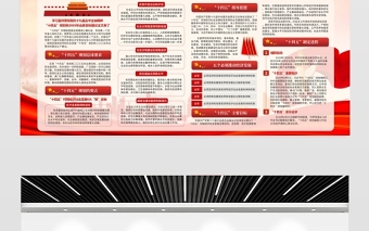 2021學(xué)習(xí)貫徹落實(shí)“十四五”規(guī)劃展板深入學(xué)習(xí)貫徹十九屆五中全會精神宣傳欄展板設(shè)計模板