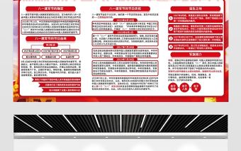 2021熱血鑄軍魂展板慶祝八一建軍節建軍94周年宣傳展板