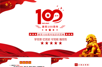 2021年党员个人集合建党100周年检视问题材料ppt