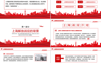2021上海解放紀(jì)念日PPT慶祝中國(guó)共產(chǎn)黨建黨100周年黨史學(xué)習(xí)系列之上海解放日專題黨課