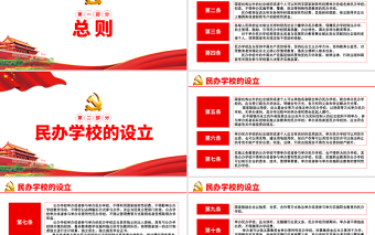 2021學(xué)習(xí)解讀《中華人民共和國民辦教育促進法試試條例》PPT模板