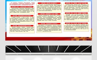2021發(fā)揚三牛精神展板簡約風格大力弘揚三牛精神宣傳知識展板設(shè)計模板