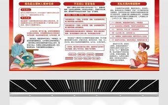 2021賡續(xù)百年初心擔(dān)當(dāng)育人使命展板紅色教師節(jié)致敬恩師宣傳設(shè)計(jì)模板下載