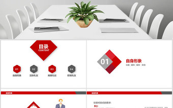 商務(wù)禮儀職場(chǎng)禮儀職場(chǎng)銷售禮儀PPT模板