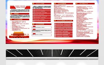 聚焦2022兩會宣傳欄紅色大氣聚焦兩會關注民生奮進新時代逐夢新征程展板設計模板