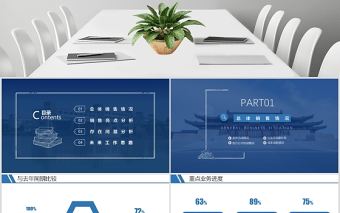 銷售業(yè)績分析報(bào)告PPT模板