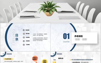 2020社保知識培訓PPT模板