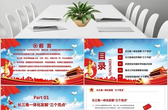地域黨課之深入理解長(zhǎng)江三角洲區(qū)域一體化發(fā)展戰(zhàn)略PPT模板