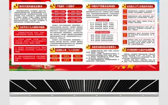 2021加強(qiáng)黨風(fēng)廉政建設(shè)推進(jìn)全面從嚴(yán)治黨展板廉政文化黨建宣傳欄展板設(shè)計(jì)模板