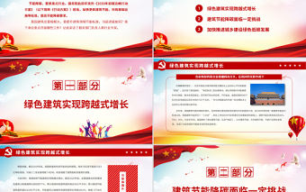 提升建筑能效助力低碳發展PPT精品經濟聚焦關注碳達峰碳中和專題課件模板