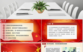 黨風廉政建設(shè)自查報告黨支部工作匯報PPT