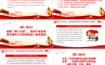 立足“兩個(gè)大局”全力做好新時(shí)代青年工作PPT紅色黨政風(fēng)關(guān)于青年工作的重要思想專題黨課課件模板下載