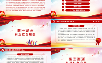 賡續(xù)紅色血脈培育時代新人PPT黨政風銘記光輝歷史發(fā)揚紅色傳統(tǒng)用好紅色資源傳承紅色基因黨員輔導黨課