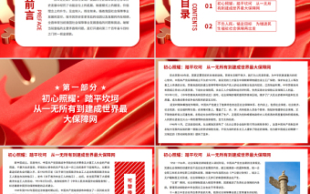 百年黨史路悠悠社保情PPT紅色質(zhì)感我國社會保障事業(yè)百年發(fā)展歷程及未來改革思考黨課課件