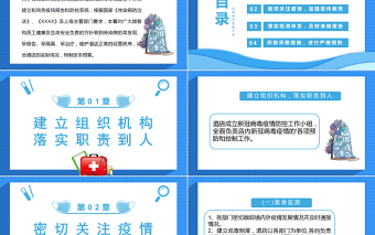 小型酒店賓館疫情防控應急預案PPT簡潔實用防疫措施專題課件