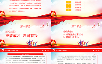 技能成才強國有我PPT簡潔實用關(guān)于在職業(yè)院校開展技能成才強國有我主題教育活動的通知課件 (2)