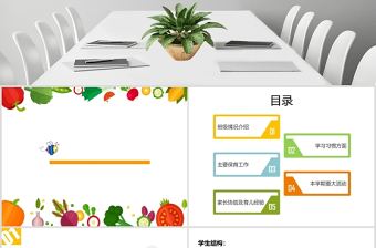 幼兒園中班家長(zhǎng)會(huì)ppt模板幻燈片