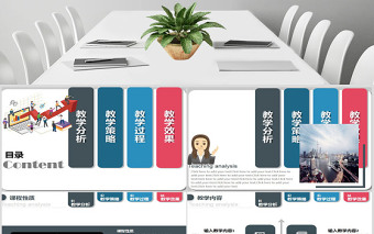 完整內容信息化教學設計專業(yè)教學設計動態(tài)PPT說課課件模板幻燈片