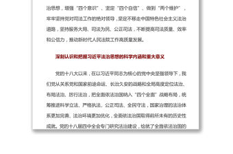 習近平法治思想領航法治中國闊步向前