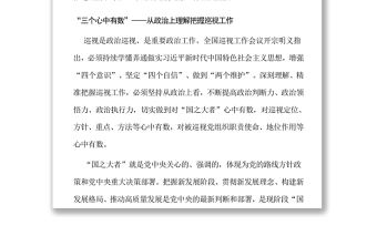 高質量推進巡視全覆蓋有效發揮政治監督作用