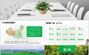 三年級(jí)語文美麗的小興安嶺課件PPT模板