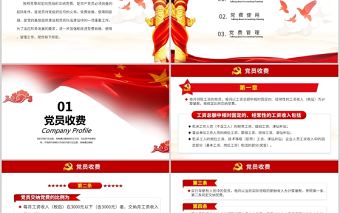 2021中國共產黨黨費收繳使用和管理的規定政府黨政工作PPT模板