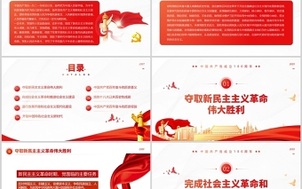 黨的百年奮斗重大成就和歷史經(jīng)驗黨史PPT深入學習貫徹十九屆六中全會精神黨課課件