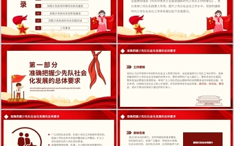 2021關于構建新時代少先隊社會化工作體系的實施意見PPT簡潔大氣夯實校外少先隊組織基礎全文學習課件