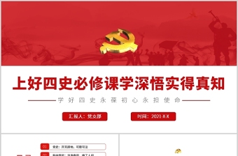 2022中共党史学习教育宣传版报ppt