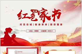 2021讀紅色家書 講紅色故事ppt