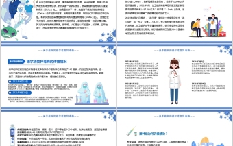 2021德?tīng)査儺惗局觐A(yù)防醫(yī)療健康知識(shí)培訓(xùn)藍(lán)色醫(yī)療PPT模板
