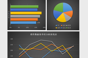 數(shù)據(jù)可視化分析銷售表excel模板